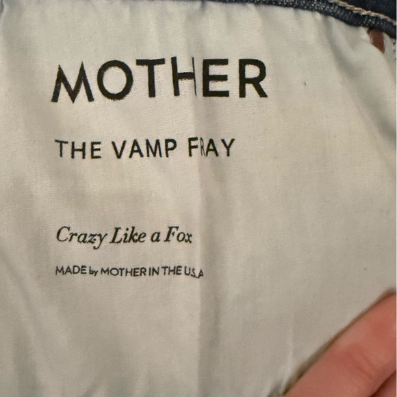 Mother The Vamp Fray in Crazy Like A Fox Size 31 - Picture 9 of 10